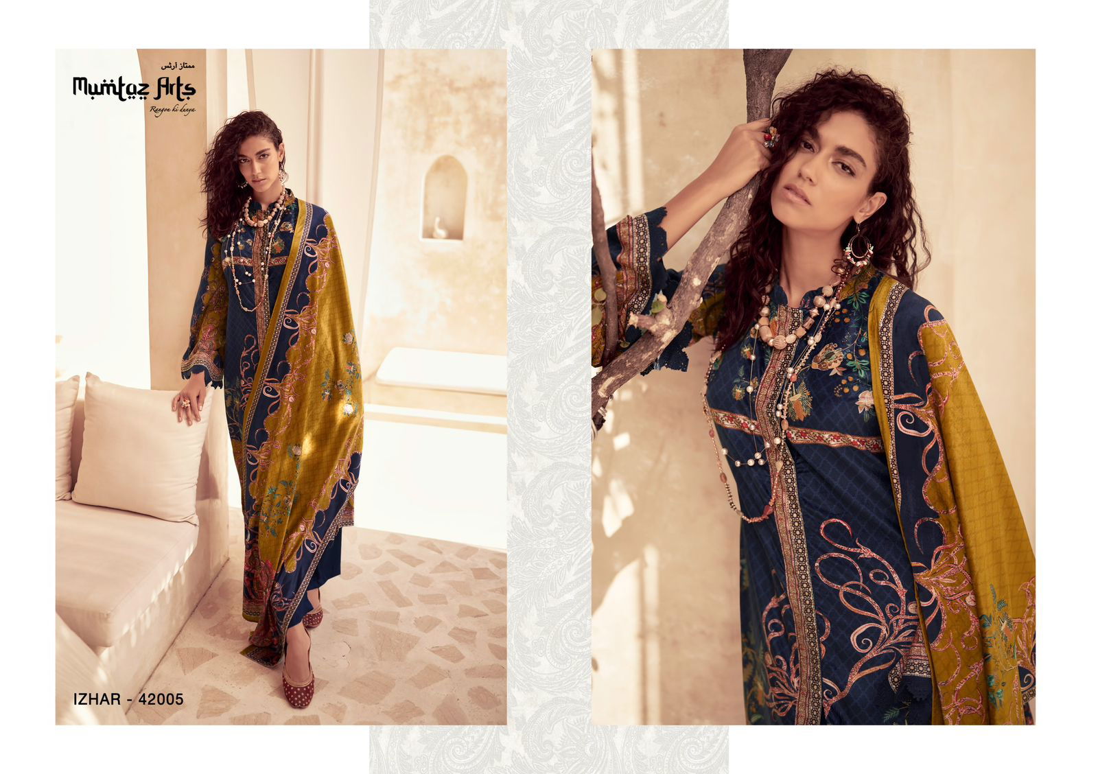 Mumtaz Izhar Velvet Heavy Dress Material Catalog
